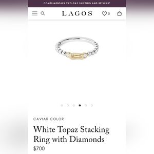 Lagos ring size 6
